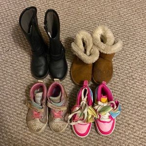 Toddler girl shoe lot. Size 7